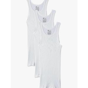 No Brand Men's Cotton Tank Undershirts Pack, Moisture-Wicking Ribbed Tanks, lightweight Cotton Tank Undershirts, 3-Pack XL