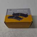 FUTAIHE D868 Ceramic Brake Pads Kits Fit for Lancer, RVR, Endeavor, Patriot, Compass, Avenger, 200, Montero, Caliber, Outlander Sport, Sebring, Outlander, Rear Brake Pad Set, 4pcs