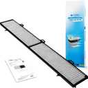 Certified MERV 13 Cabin Air Filter with Activated Carbon, CF10727 for BMW 128i,135i,135is, 325i, 325xi, 328i, 328i xDrive, 328xi, 330i, 330xi, 335D, 335i, 335i xDrive, 335is, 335xi, X1