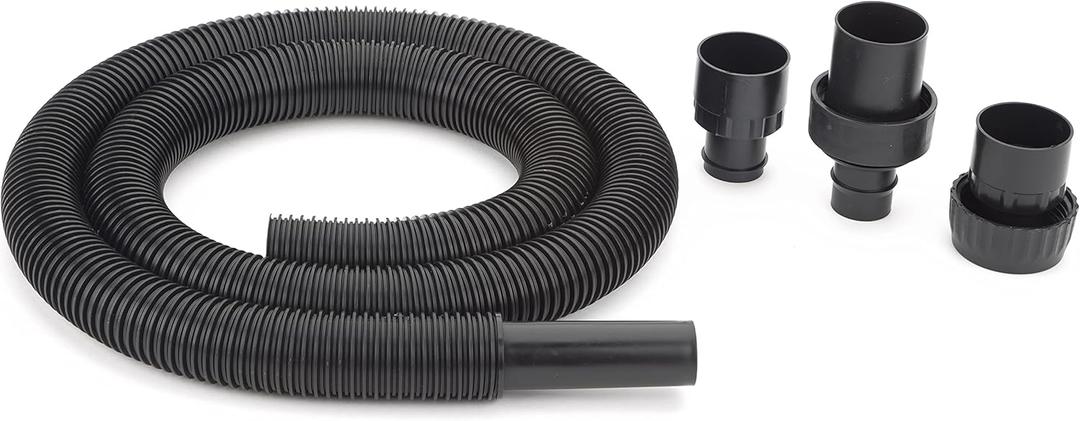 Shop-Vac 9050533 8 Ft x 1.5 Inch Diameter Hose, Flexible Vinyl Construction, Compatible With Standard 1.5 Inch Inlets (1-Pack)