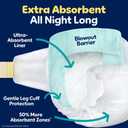 Pampers ZZZ Overnight Diapers, Size 5 (27+ lbs), 88 Count, Nighttime Protection Disposable Baby Diaper, Night Time Leak and Skin Protection