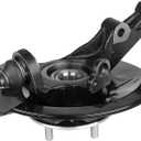 Front Steering Knuckle & Wheel Bearing Hub Assembly Compatible with Honda Civic 2001-2002 L4 1.7L,Left Driver Side Replaces # 51215S5AJ10,698-47945255S01A00,44600S5DA00
