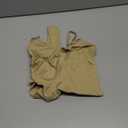 BRABIC Womens' Seamless Sleeveless V-Neck Bodysuit Shapewear Tummy Control (Medium-Large, Beige Thong)