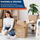 15" x 12" Newsprint Paper for Packing Boxes, 360 Sheets Packing Paper for Moving Boxes, Newspaper Packing Materials, Ideal for Drawing, Sketching, Wrapping, Shipping, Packaging, Dishes Glasses Filler (White)