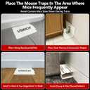 16Pack Mouse & Insect Glue Trap,Mouse Traps Indoor for Home,Adhesive Bugs Roach Spider Insect Traps,Sticky Pest Control Adhesive Tray,Bulk Glue Traps for Mice