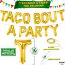 KatchOn, Huge 22 Pcs Taco Bout A Party Decorations | Taco Balloons, Cinco de mayo decorations, Mexican Fiesta Party Decorations | Fiesta Balloons for Taco Party Decorations, Cactus Balloon