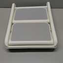 MoreFeel Foldable Toddler Step Stool for Bathroom Sink - 2-Step Kids Stool for Potty Training, Kitchen Counter & Bedroom, Sturdy Non-Slip Child Safety Stool Helper (Gray)