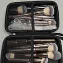 Professional Makeup Brushes BS-MALL With Travel Case - Kabuki Brush Eyeshadow Brush, Concealer Brush, Blush Brush Bronzer & Foundation Brush 20 Pcs, Labeled Daily Use & Versatile Occasions Gift Box