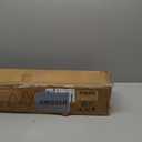 Decoway Pre-lit Pencil Christmas Tree 6ft Artificial Silver Tinsel Xmas Tree with Metal Stand