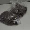 Women's Micro Flared Fleeced Sweatpants - Elastic Waist Drawstring, Warm Fleece for Winter Daily Wear (Brown, S)