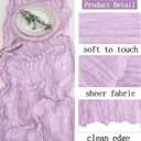 16 Pack Lavender Cheesecloth Table Runner 20 x 120 inch Gauze Table Runners 10 FT Long,Semi Sheer Boho Cheese Cloth Fabric Table Runner Bulk for Wedding,Party,Baby Shower,Bridal Shower Decoration