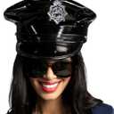 Spooktacular Creations 5 pcs Police Costume Accessories, Halloween Costume Accessories for Adults, Police Role-Playing Accessory, Detective Dress-Ups