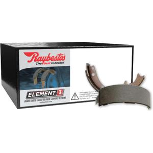 Raybestos Element3 Automotive Replacement Rear Drum Brake Shoes Set for Select Ford, Mazda (704PG)