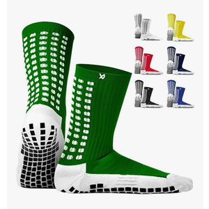 Lux Dual Grip Socks - Soccer Grip Socks for Men and Women. GripArray Performance & Comfort One Size