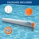 Howjoe 120*18 Inflatable Boat Fenders for Docking, Boat Bumpers for Docking Heavy Duty, Inflatable Pontoon for Boat Dock with Storage Bag, Dock Fenders for Pontoon Boat, Small Yacht, Fishing Boat