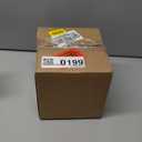 Aspen Creative 32210-2, Hardback Empire Transitional Clip-On Chandelier Shade, Black w/Gold inside, Washi Paper, 3" Top x 6" Bottom x 5" Slant, Set Of 2