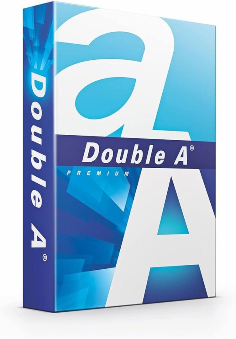 Double A Printing Paper A4 - 500 Sheets - 80GSM- Dimensions 8.3" x 11.7" - White