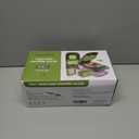 Ourokhome Food Chopper Manual Hand with Container, Mandolin Vegetable Slicer Onion Dicer with 8 Blades, Veggie Shredder for Potato, Tomato, Essential Kitchen Gadgets (8 in 1, Gray) (Green)