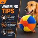 Herding Ball for Dogs, Large Treibball Toy 22.5" Dog Herding Ball, Inflatable Collieballs Dog Training Toy for Medium & Huge Heelers Breeds - Multicolor