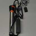 1500W Electric Immersion Water Heater for Bucket, Bathtub Heater with Timed Automatic Power Off, Small Portable Heaters with 304 Stainless-Steel Guard, Heats 5 Gallons Water in Rapid (Built-in Timer)