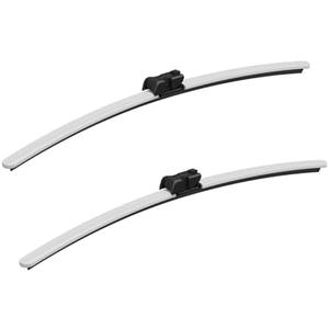 2 wipers Factory Replacement For Tesla Model 3 2017-2023/Model Y 2020-2023 Automotive Replacement Windshield Wiper Blades Set - 26"+19" (Set of 2) Top Lock White Wipers