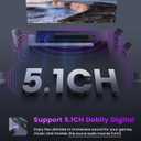 avedio Links HDMI ARC Audio Extractor Converter 4K@60Hz, HDMI to Optical Toslink SPDIF + 3.5mm AUX Jack Stereo Audio Adapter Converter Splitter Inserter Embedder Support HDCP2.2 Digital PCM DTS 5.1