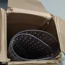 Chair Mat for High Pile Carpet 45"x53" Rectangle with Lip, Beveled Edge