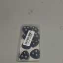 Appliance Casters - Furniture Sliders & Appliance Rollers for Kitchen, Coffee Machine, Blender, Oven - Helps Mom or Wife Easily Solve Countertop Sliding (Black, 8pcs)