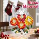 Christmas Ornaments: Stained Glass Ornament, Birth Flower Ornament, Christmas Tree Ornaments & Xmas Tree Decorations Exquisite Holiday Decor, Birth Flower Gifts Perfect Holiday & Xmas Gifts - Oct