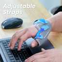 CURECARE New Upgraded 2 in 1 Thumb Brace, Removable Thumb Spica Splint Left Right Hand with 3 Level Stability, Reversible Thumb Support for CMC, De Quervains Tendonitis, Trigger Thumb (S/M, Grey)