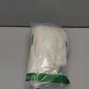 24 Inch White Knitted Small Christmas Tree Skirt, Chunky Cable Knit with Braided Scalloped Edge, Perfect for Xmas Holiday Decorations