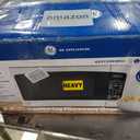 GE Countertop Microwave Oven,1, 200-watt Capacity, 2.0 Cubic Ft., 8 Auto Setting Cooking Settings, Child-Lock Technology, Kitchen Essentials for the Countertop, Dorm Room or Apartment, Stainless Steel