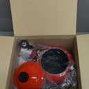 Le Creuset Enamel On Steel Whistling Tea Kettle with Metal Finishes, 1.7 qt., Cerise