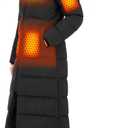 Wulcea Graphene Heated Jacket For Women 12V 18400mAh Fast Charge Large Capacity Battery (Small, Black)