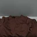 PRETTYGARDEN Cocktail Dresses for Women 2026 Elegant Classy Fall Long Sleeve Midi A Line Flowy Modest Winter Party Dress (Brown) S