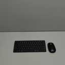 Bluetooth Keyboard and Mouse Compatible with Mac, OMOTON Ultra-Slim Wireless Keyboard and Mouse Combo Compatible with MacOS, MacBook Pro/Air, iMac, Mac Mini, Laptop and PC(Black)