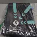 Football Footstep Training Mat, Soccer Training Mat 35 * 24IN, Soccer Skills Training Equipment with Storage Bag and Soccer Return Trainer Net (Black-Blue)