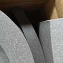 Certified Charcoal Rubber Cushion (Seat Replacement, Foam Padding, Acoustic Upholstery Sheet ) - 1"H X 12"*36"