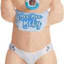 Rubies Boo Boo Baby Inflatable Inflatable Costume for Adults, Unisex One Size (Beige)