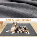 LOOBANI 2 Packs Extra Large Reusable Dog Mat for Floor, Non-Slip Washable Pee Pad for Dogs, Fast Absorbent Pet Whelping Pads, Puppy Playpen Mat for Incontinence, Housebreak, Crate, 48x48in, Gray