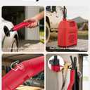 Leshein Fuel Transfer Pump 3GPM, USB Rechargeable Electric Siphon Pump for Gasoline Diesel Water, Portable Leakproof Gas Can Pump with Upgraded Hose Material & Build, Ultra-Fast Oil Transfer Pump