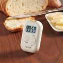 Taylor Multi-Alert (Sound, Light, Vibration) Digital Timer, Standard, White