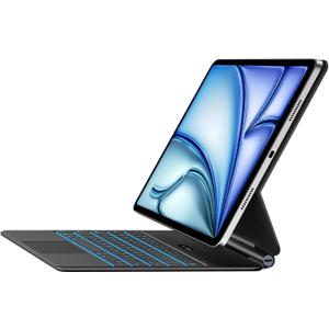 Keyboard Case for iPad Air 11" (M3 2025 / M2 2024) & iPad Pro 11"(1st/2nd/3rd/4th Gen), Slim Magic Keyboard with Multi-Touch Trackpad for 10.9"iPad Air 4th/5th Gen with 7-Color Backlit,Black