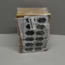 12 Pack 4oz Glass Boston Round Bottles, Amber Glass Bottles with Black Lids, Leak Proof, Handy Storage for Homemade Essential Oils, Vanilla Extract