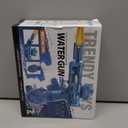 Electric Water Gun for Adults Kids,Automatic Electric Squirt Gun with Light Up,28-32 FT Range Water Pistol Blaster SoakerWater Blaster for Age 3-12, Summer BeachSwimming PoolOutdoor Water Toy (Transparent Grey)