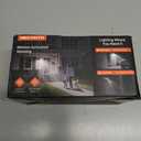 Battery Operated Motion Sensor Light Outdoor, 4000mAh Rechargeable 600 Lumen Battery Powered Spotlight Outdoor Waterproof for Porch, Garage, House (Non-Solar) (Black)