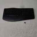 Ergonomic Wireless Keyboard with Wrist Rest, Wave Keys, Comfortable Natural Typing, 2.4GHz Full Size Ergo Wireless Computer Keyboard for Multi-OS, Windows, Mac OS Laptop/PC/Notebook (Black)