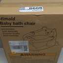 Baby Bath Seat for Babies 6 Months & up, Non-Slip Toddler Bath Seats for Babies Sitting Up, Safe Infant & Newborn Bathtub Chair with 4 Suction Cups & Soft Cushion for Shower,Blue