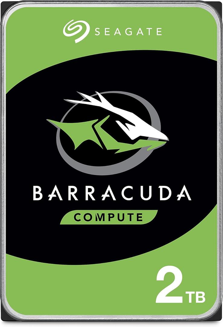 Seagate BarraCuda 2TB Internal Hard Drive HDD  3.5 Inch SATA 6Gb/s 7200 RPM 256MB Cache  Frustration Free Packaging (ST2000DM008/ST2000DMZ08)