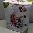 2026 Kids Kitchen Playset Toy Grill BBQ with Smoke Light Pretend Play Food Toys Cooking Set 2-Layer Barbecue Gifts for Toddler Boys Girls 3-5 6 7 (Red)